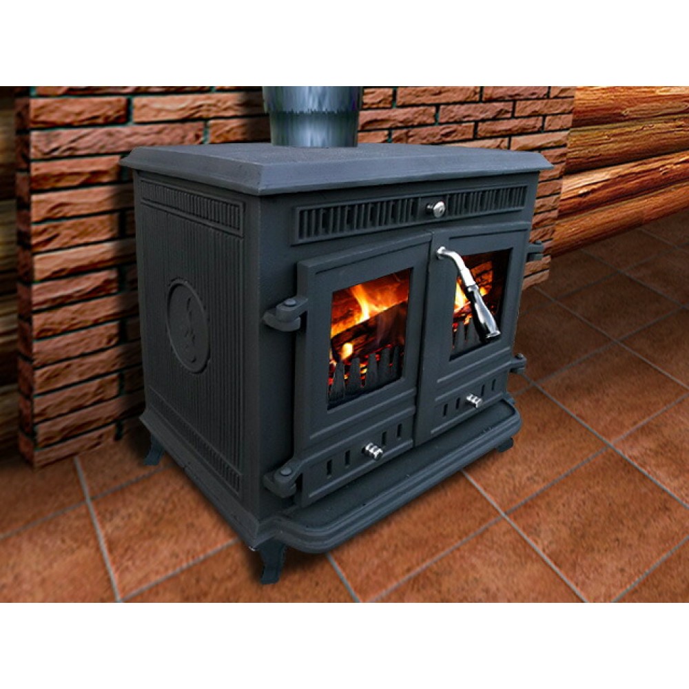 LUONTO ルオント 高評価の鋳鉄製薪ストーブ  暖炉 BH13-10kw 118kg 北欧仕様 二次燃焼